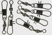 Decoro General Black Interlock with Barrel Swivel #1  x 100pcs  43kg B/S Black Interlock with Barrel Swivel #1  x 100pcs  43kg B/S...
