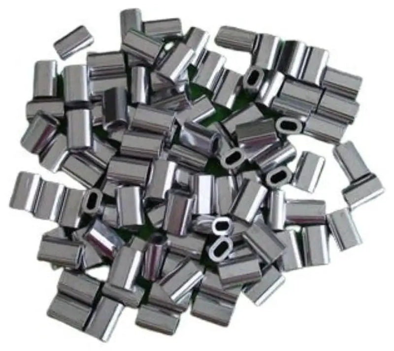 Action Outdoors Aluminium Crimps Mini Alli 0.8mm 1mm 1.2mm 1.3mm 1.5mm x 1000pcs Mini Alli 0.8mm 1mm 1.2mm 1.3mm 1.5mm x 1000pcs | Action Outdoors NZ