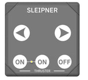 Sleipner Side-Power Touch Panel 12-24V control panel for thruster system with intuitive buttons.