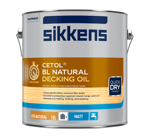 Sikkens Natural Decking Oil Sikkens BL Natural Decking Oil - Natural 10L