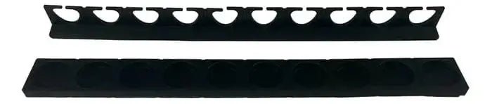 Rod Holder Silicon Wall Mount (2 Sets) - Organize your rods with versatile silicon mounts, includes 3m double sided tape.