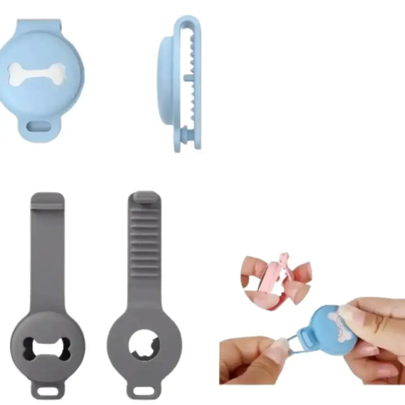 Silicone AirTag Pet Collar Holder by Habicare