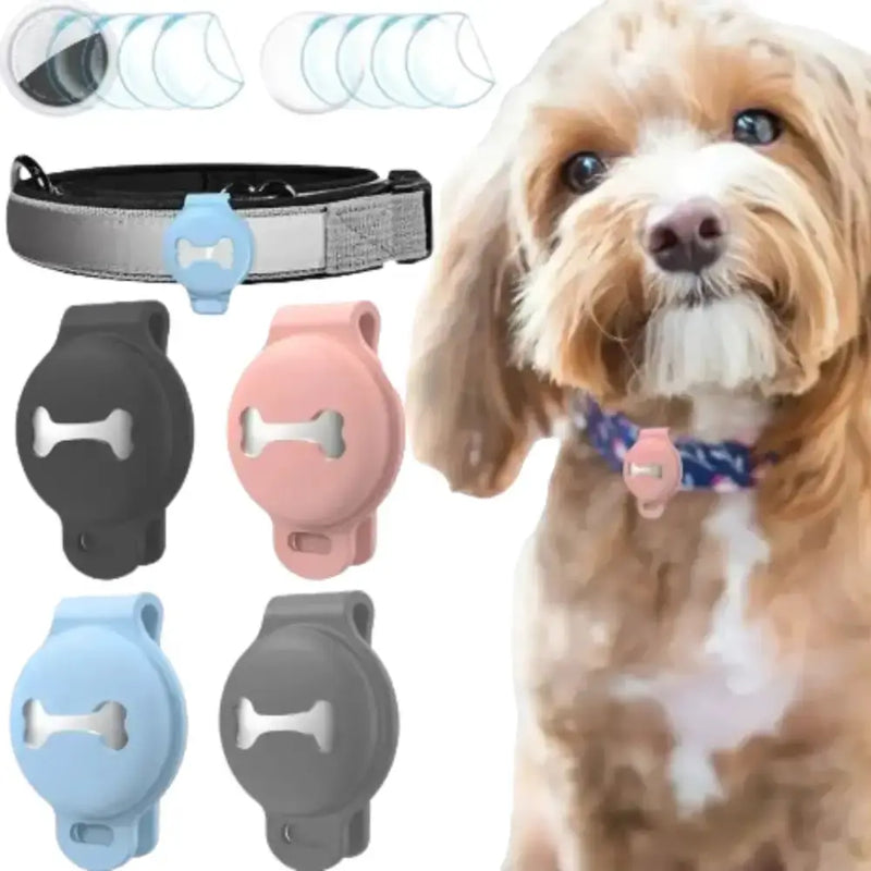 Silicone AirTag Pet Collar Holder by Habicare