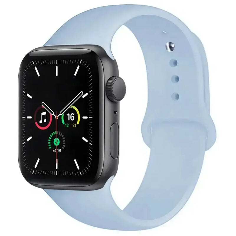 Silicone Band for Apple Watch Series (38mm - 42mm) (available in 45 colours) by Habicare