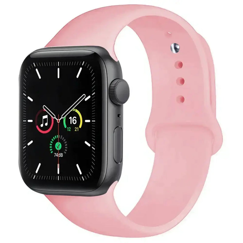 Silicone Band for Apple Watch Series (38mm - 42mm) (available in 45 colours) by Habicare