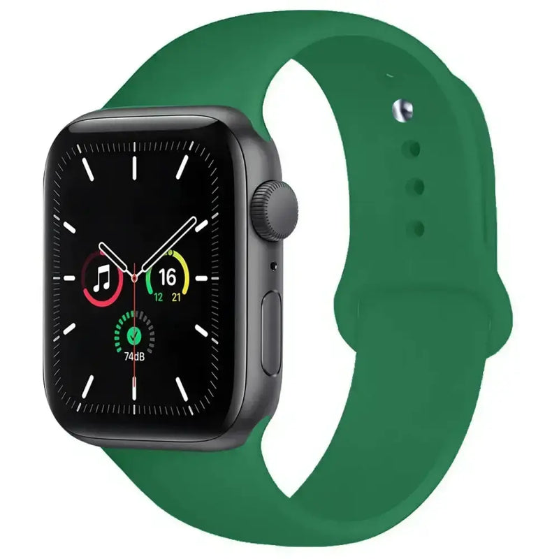 Silicone Band for Apple Watch Series (38mm - 42mm) (available in 45 colours) by Habicare