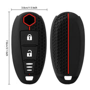Habicare Silicone Remote Key Cover for Suzuki Vitara, Swift, Ignis, SX4, Baleno, Ertiga & S-Cross Silicone Remote Key Cover for Suzuki Vitara, Swift, Ignis, SX4, Baleno, Ertiga & S-Cross