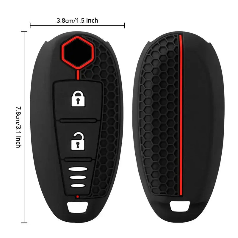 Habicare Silicone Remote Key Cover for Suzuki Vitara, Swift, Ignis, SX4, Baleno, Ertiga & S-Cross Silicone Remote Key Cover for Suzuki Vitara, Swift, Ignis, SX4, Baleno, Ertiga & S-Cross