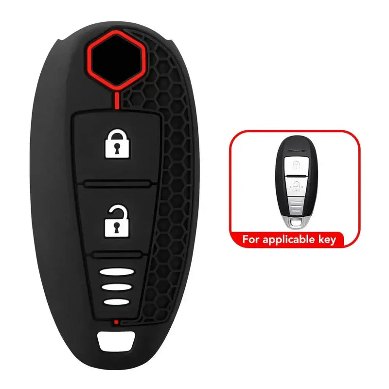 Habicare Silicone Remote Key Cover for Suzuki Vitara, Swift, Ignis, SX4, Baleno, Ertiga & S-Cross Silicone Remote Key Cover for Suzuki Vitara, Swift, Ignis, SX4, Baleno, Ertiga & S-Cross