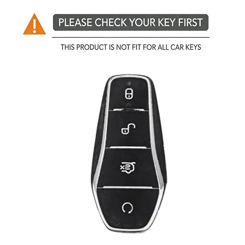 Habicare Silicone Remote Key Cover with Key Chain for BYD Atto 3, Han EV, Dolphin, Song Pro, Tang & Qin Plus Silicone Remote Key Cover with Key Chain for BYD Atto 3, Han EV, Dolphin, Song Pro, Tang & Qin Plus
