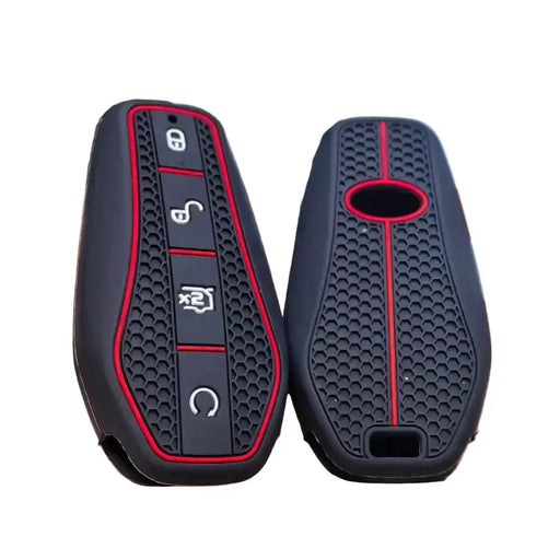 Habicare Silicone Remote Key Cover with Key Chain for BYD Atto 3, Han EV, Dolphin, Song Pro, Tang & Qin Plus Silicone Remote Key Cover with Key Chain for BYD Atto 3, Han EV, Dolphin, Song Pro, Tang & Qin Plus