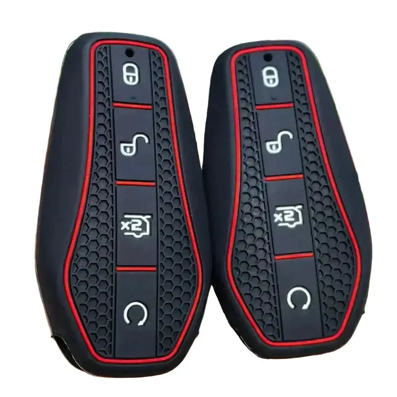 Habicare Silicone Remote Key Cover with Key Chain for BYD Atto 3, Han EV, Dolphin, Song Pro, Tang & Qin Plus Silicone Remote Key Cover with Key Chain for BYD Atto 3, Han EV, Dolphin, Song Pro, Tang & Qin Plus