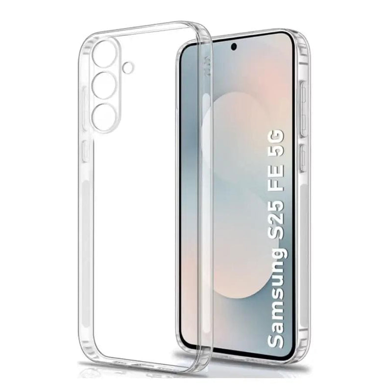 9eight5 Screen protector Silicone case for Samsung  Galaxy S25 FE(Clear) Silicone case for Samsung  Galaxy S25 FE(Clear)