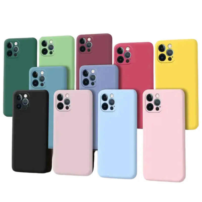 Silicone iPhone Case (iPhone 12 - iPhone 15 Series) - Available in multiple colours by Habicare