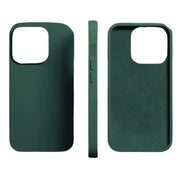 Silicone iPhone Case (iPhone 6 - iPhone 15 Series) - Available in yellow, brown & dark green by Habicare