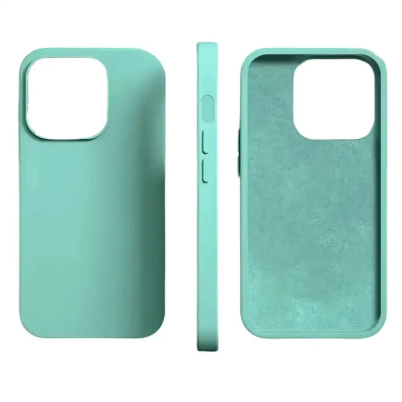 Silicone iPhone Case (iPhone 6 - iPhone 15 Series) - Available in green, purple & navy by Habicare