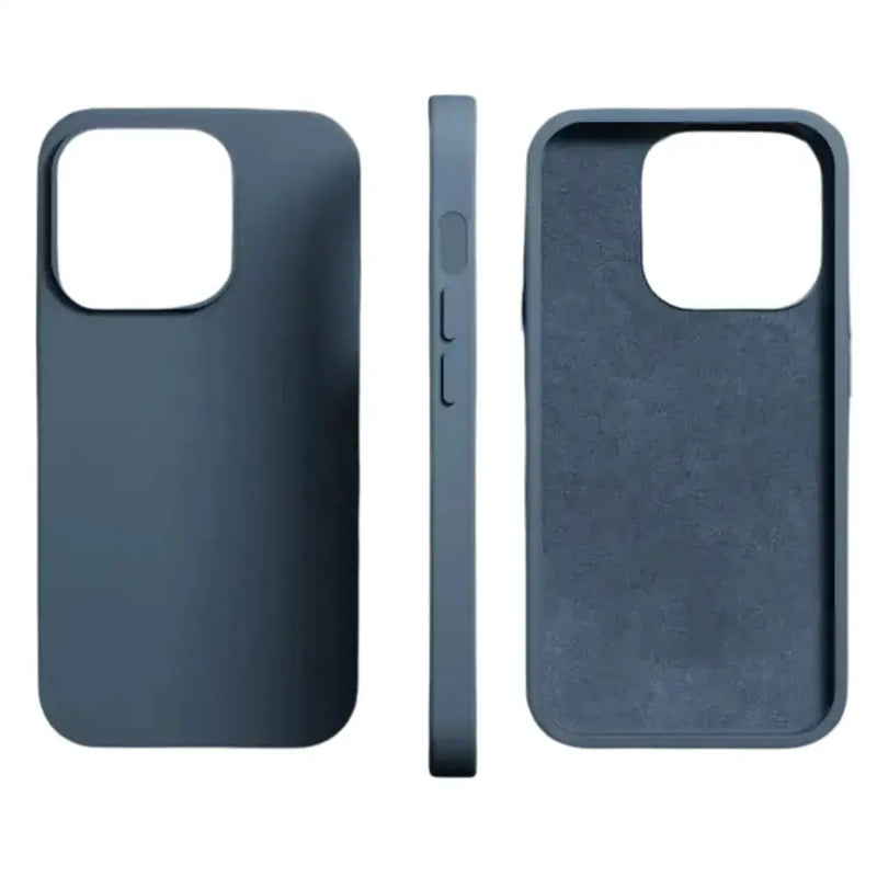 Silicone iPhone Case (iPhone 6 - iPhone 15 Series) - Available in green, purple & navy by Habicare