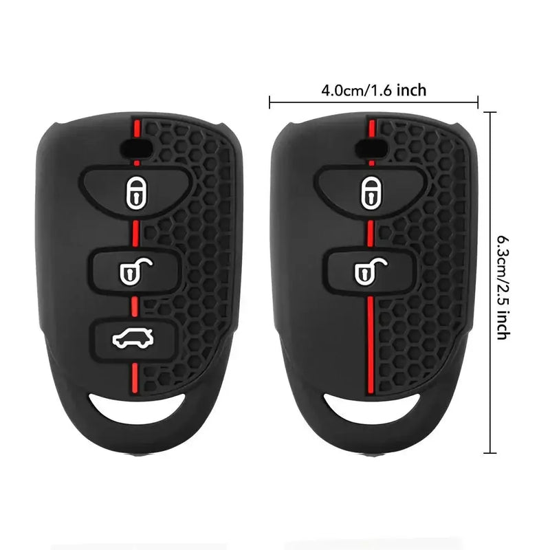 Habicare Silicone 2-Button Smart Key Cover for Hyundai Tucson, Santa Fe, i10, ix25 & Grand Starex Silicone 2-Button Smart Key Cover for Hyundai Tucson, Santa Fe, i10, ix25 & Grand Starex