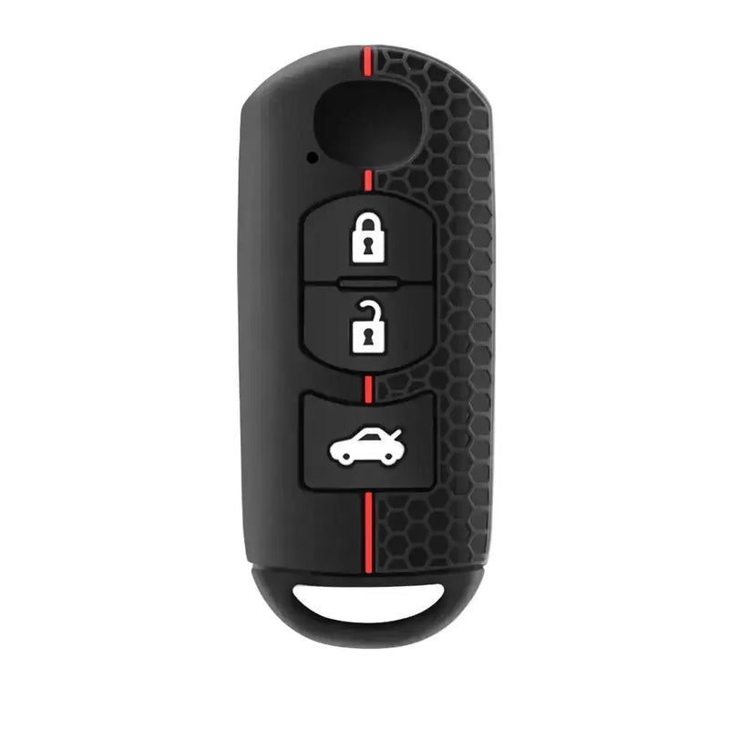 Habicare Silicone Remote Key Cover for Mazda CX-3, CX-5, CX-7, CX-9, Mazda2, Mazda3, Mazda5 & Mazda6 (2018–2021) Silicone Remote Key Cover for Mazda CX-3, CX-5, CX-7, CX-9, Mazda2, Mazda3, Mazda5 & Mazda6 (2018–2021)