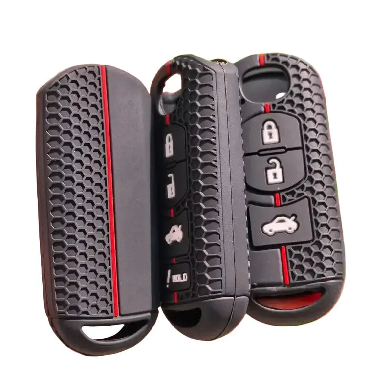 Habicare Silicone Remote Key Cover for Mazda CX-3, CX-5, CX-7, CX-9, Mazda2, Mazda3, Mazda5 & Mazda6 (2018–2021) Silicone Remote Key Cover for Mazda CX-3, CX-5, CX-7, CX-9, Mazda2, Mazda3, Mazda5 & Mazda6 (2018–2021)