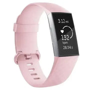 Silicone Replacement Band for Fitbit Charge 3/3SE/4 (available in 2 sizes & 14 colours) by Habicare