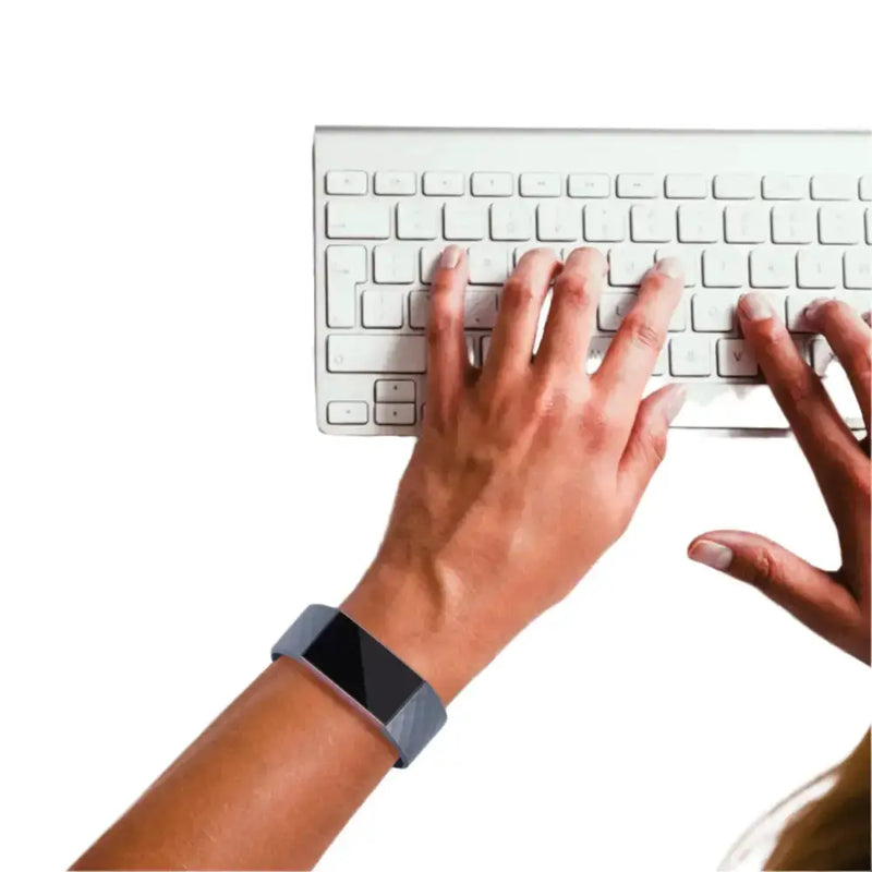 Silicone Replacement Band for Fitbit Charge 3/3SE/4 (available in 2 sizes & 14 colours) by Habicare