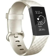 Silicone Replacement Band for Fitbit Charge 3/3SE/4 (available in 2 sizes & 14 colours) by Habicare