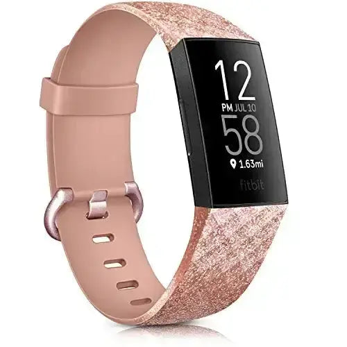 Silicone Replacement Band for Fitbit Charge 3/3SE/4 (available in 2 sizes & 14 colours) by Habicare