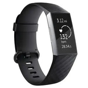 Silicone Replacement Band for Fitbit Charge 3/3SE/4 (available in 2 sizes & 14 colours) by Habicare