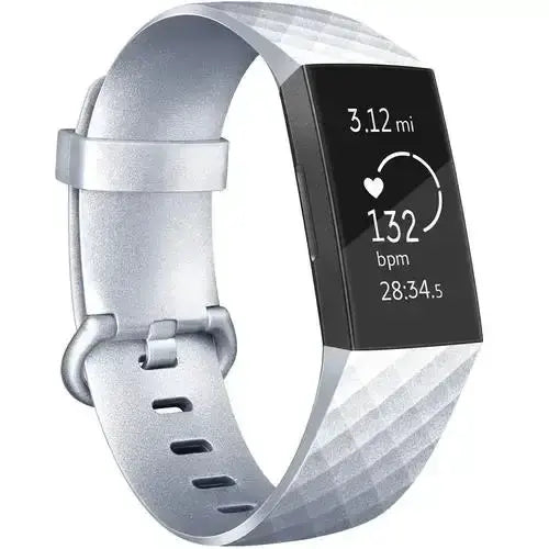 Silicone Replacement Band for Fitbit Charge 3/3SE/4 (available in 2 sizes & 14 colours) by Habicare