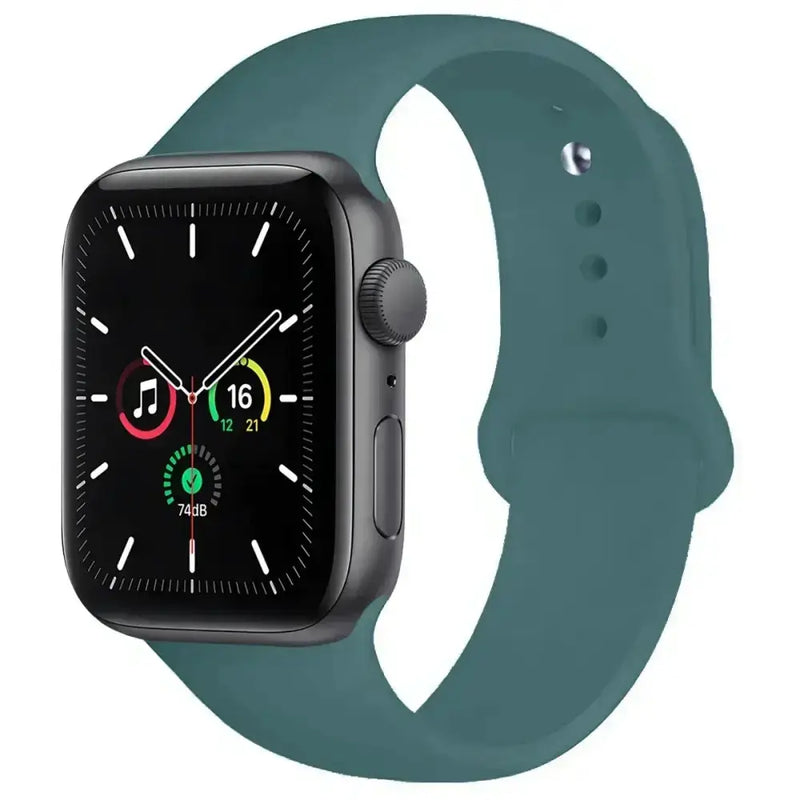 Silicone Replacement Strap for Apple Watch Series (38mm - 42mm) (available in 45 colours) by Habicare