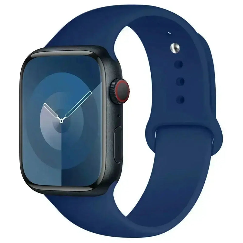 Silicone Replacement Strap for Apple Watch Series (38mm - 42mm) (available in 45 colours) by Habicare