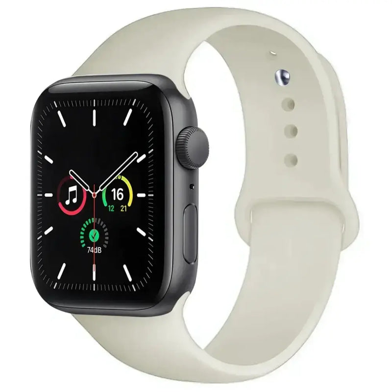 Silicone Replacement Strap for Apple Watch Series (38mm - 42mm) (available in 45 colours) by Habicare