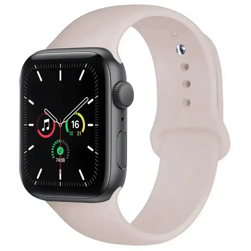 Silicone Replacement Strap for Apple Watch Series (38mm - 42mm) (available in 45 colours) by Habicare