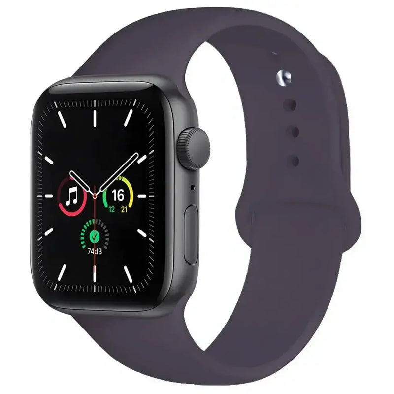 Silicone Replacement Strap for Apple Watch Series (38mm - 42mm) (available in 45 colours) by Habicare