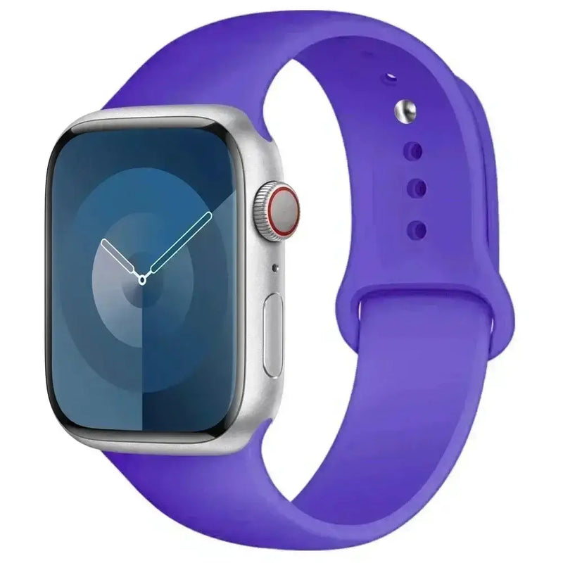 Silicone Sport Band for Apple Watch Series (42mm - 49mm)(available in 45 colours) by Habicare