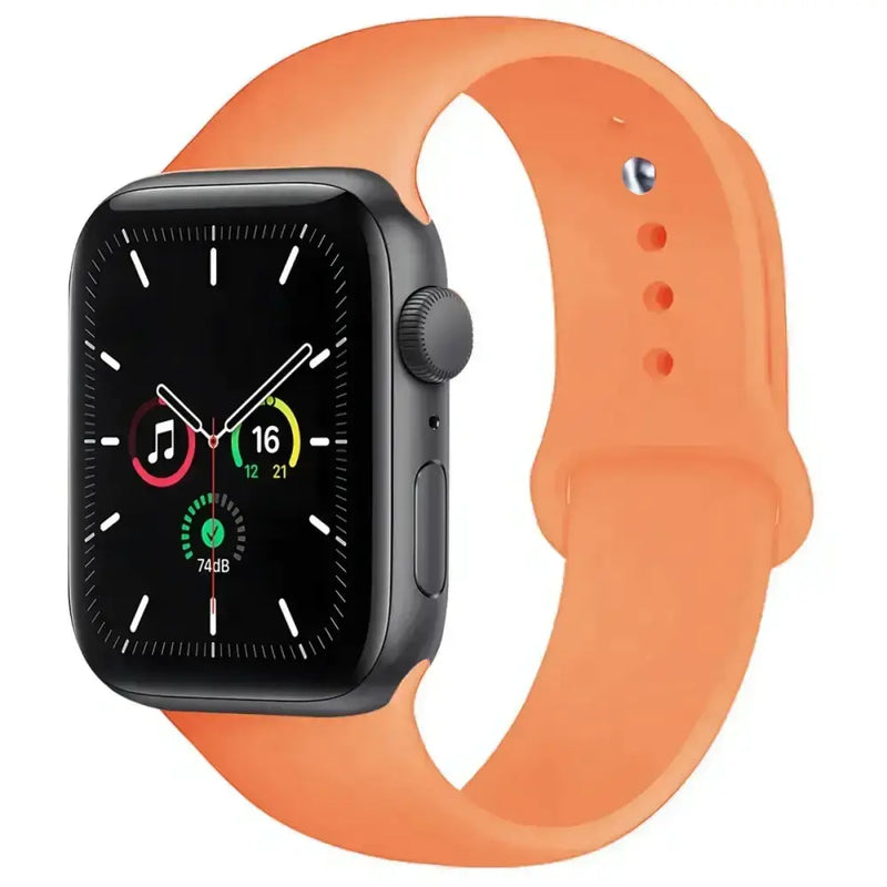 Silicone Sport Band for Apple Watch Series (42mm - 49mm)(available in 45 colours) by Habicare
