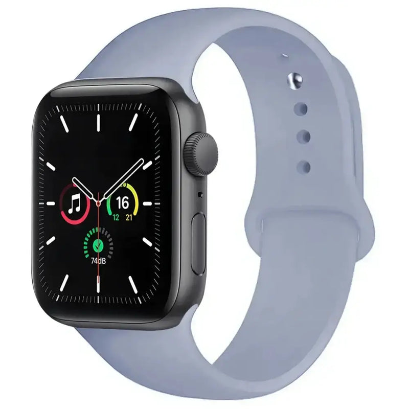 Silicone Sport Band for Apple Watch Series (42mm - 49mm)(available in 45 colours) by Habicare