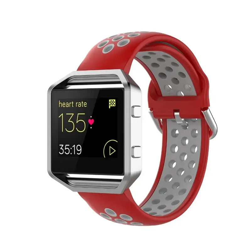 Silicone Sport Strap for the Fitbit Blaze/Versa/Versa 2/Lite Series (15 colours available) by Habicare