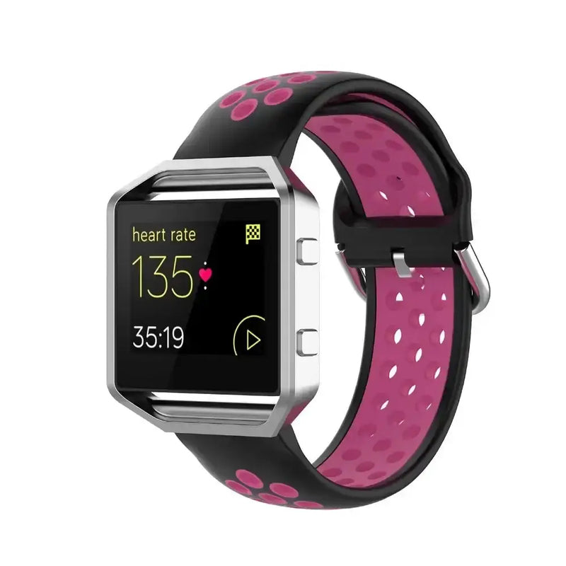 Silicone Sport Strap for the Fitbit Blaze/Versa/Versa 2/Lite Series (15 colours available) by Habicare