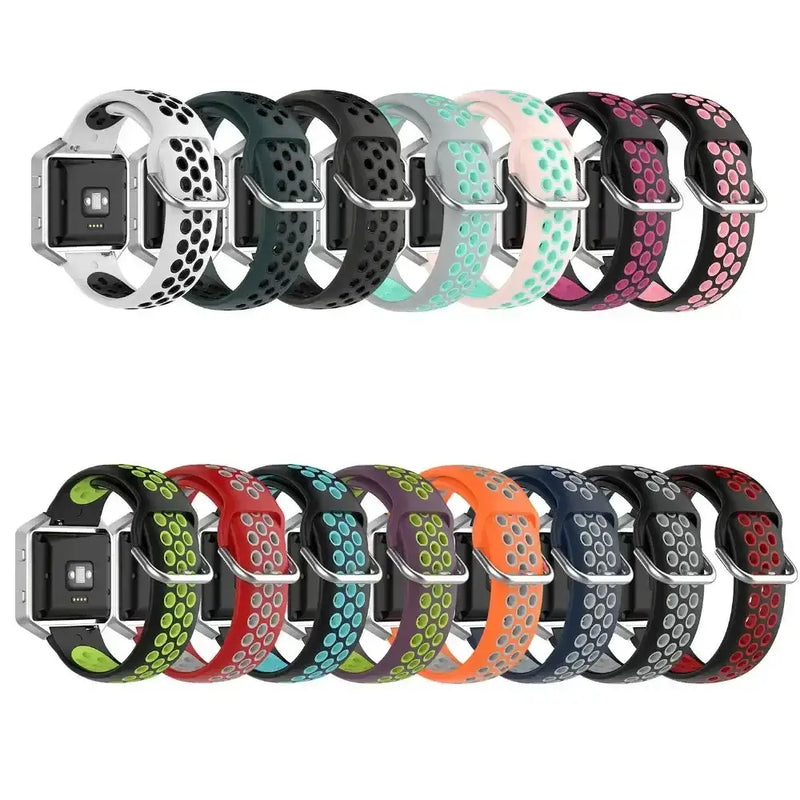 Silicone Sport Strap for the Fitbit Blaze/Versa/Versa 2/Lite Series (15 colours available) by Habicare