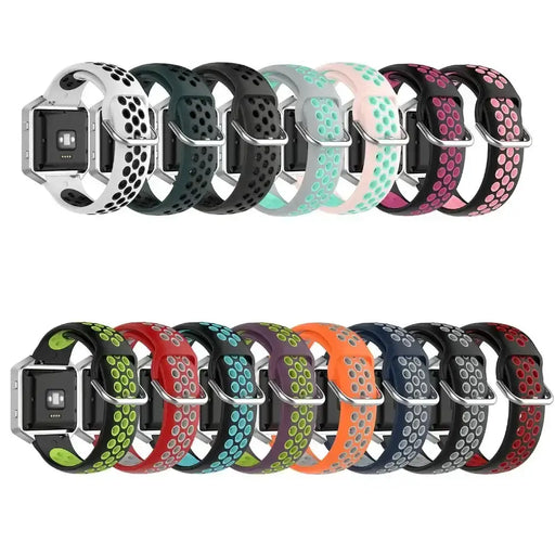 Silicone Sport Strap for the Fitbit Blaze/Versa/Versa 2/Lite Series (15 colours available) by Habicare