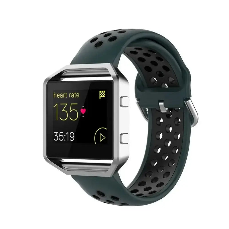 Silicone Sport Strap for the Fitbit Blaze/Versa/Versa 2/Lite Series (15 colours available) by Habicare