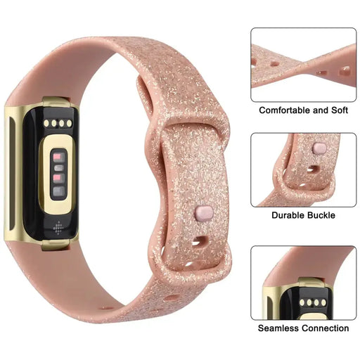 Silicone Sport Strap for the Fitbit Charge 5 Series (25 colours available) by Habicare