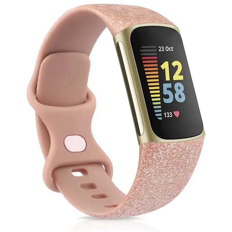 Silicone Sport Strap for the Fitbit Charge 5 Series (25 colours available) by Habicare
