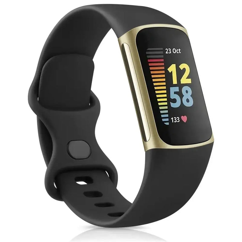 Silicone Sport Strap for the Fitbit Charge 5 Series (25 colours available) by Habicare