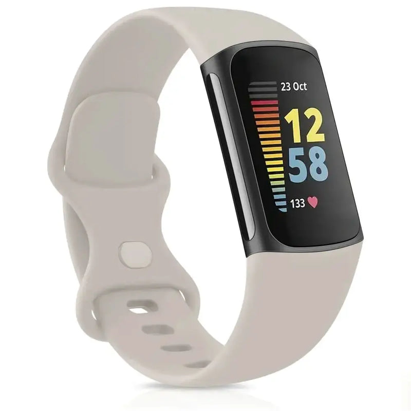 Silicone Sport Strap for the Fitbit Charge 5 Series (25 colours available) by Habicare