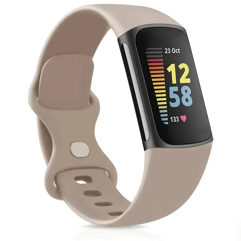 Silicone Sport Strap for the Fitbit Charge 5 Series (25 colours available) by Habicare