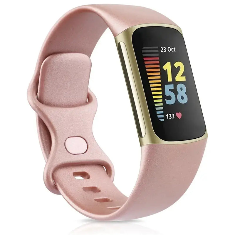 Silicone Sport Strap for the Fitbit Charge 5 Series (25 colours available) by Habicare