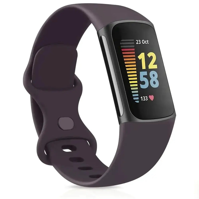 Silicone Sport Strap for the Fitbit Charge 5 Series (25 colours available) by Habicare